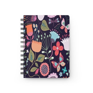 Meistverkaufte Artikel Floral Flower Notebook 150 Seiten Beliebtester Artikel Trending Geschenke Lieferungen Bestseller Notebook Journal Boho Chic