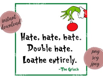Grinch Face SVG, PNG, Cricut, Grinchy face Svg, Navidad Svg, Grinch face file, cita de Christmas Grinch, grinch svg / trendy Christmas svg