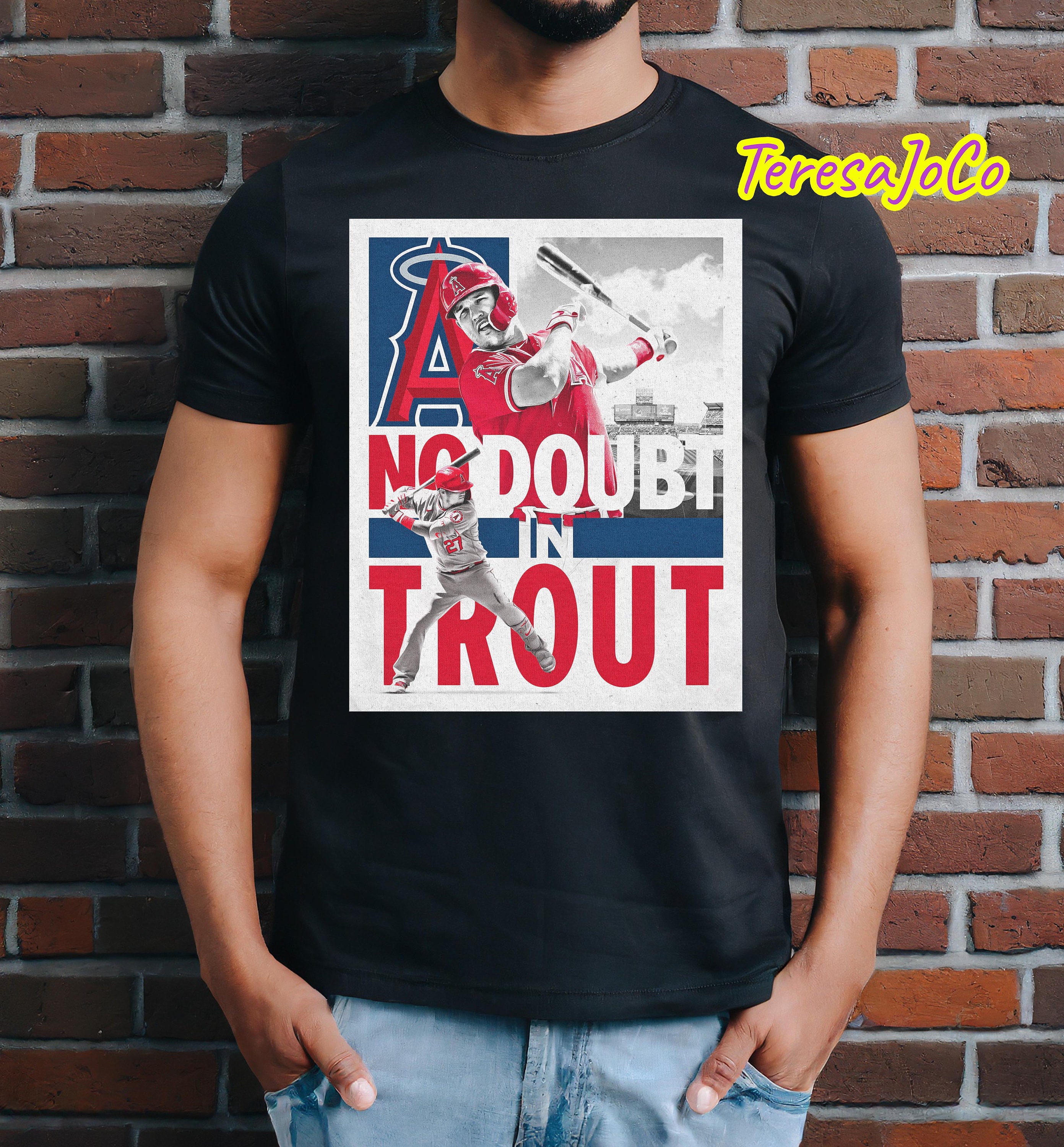 Mike trout jersey shirt cheap
