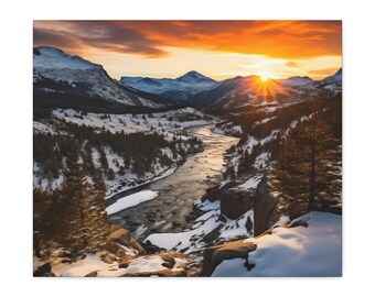 National Park Series #2 on Canvas Gallery Wrap, Canvas Wall Art