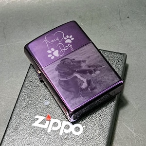Custom Engraved Abyss Zippo Lighter: Personalized Image or Text