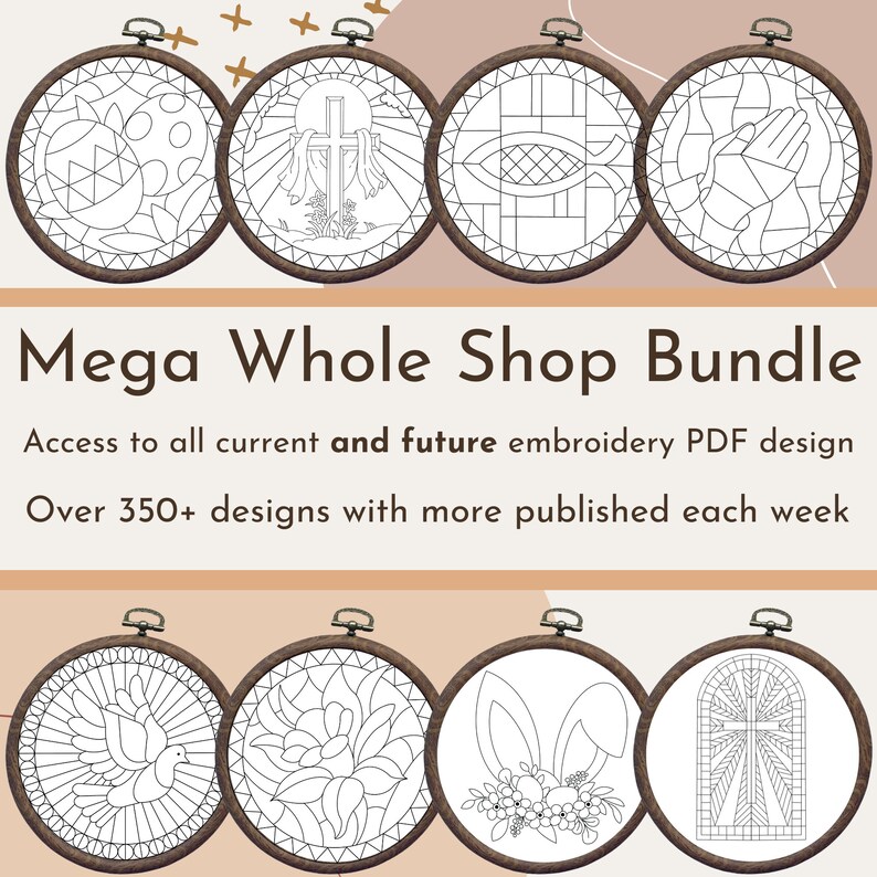 350+ Hand Embroidery Designs Whole Shop Bundle (PDF Pattern) - Etsy
