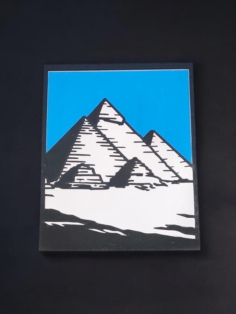 Egyptian Pyramids SVG – Digital File for Laser Cutting | Design for MDF ...