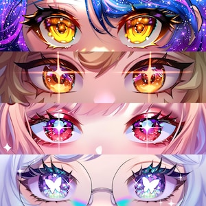 Custom Twitch Banner | Eye Banner | Twitch banner | Banner Design | High Resolution | Twitter | Youtube | Discord | Anime Ilustration