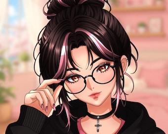 Custom PFP Commission | Semi-Realistic Portrait for Streamer Profile