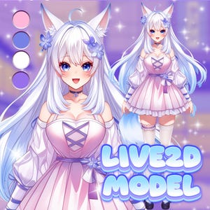 AANGEPASTE LIVE2D VTUBER-MODEL | Vtuber-items, live2d-model, pngtuber, Anime, Anime-kunst, Vtuber mannelijk en vrouwelijk, Vtuber-ontwerp