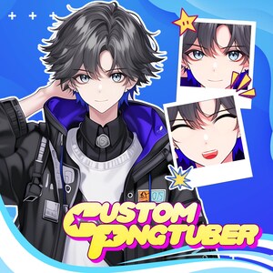 Custom Pngtuber | Pngtuber Character | Pngtuber Design | Pngtuber | Live2d Commission | Live2d model | Pngtuber Avatar