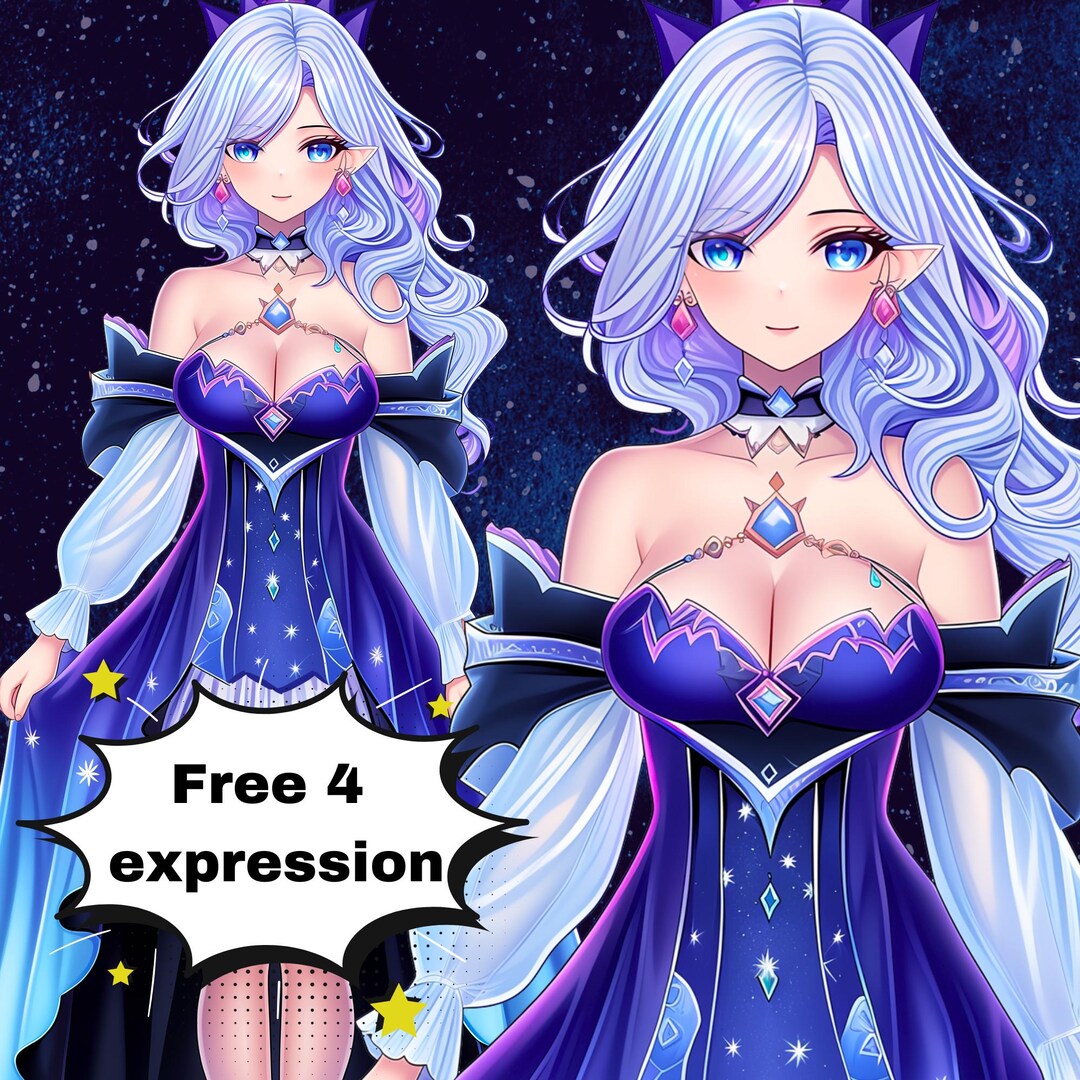 Custom Vtuber Model Vtuber Assets Live2d Model Commission Vtuber Model Vtuber Character Pngtuber Anime Art Commission Anime - Etsy Japan