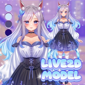 AANGEPASTE LIVE2D VTUBER-MODEL | Vtuber-items, live2d-model, pngtuber, Anime, Anime-kunst, Vtuber mannelijk en vrouwelijk, Vtuber-ontwerp