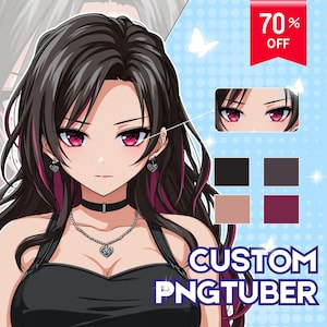 CUSTOM PNGTUBER | Pngtuber Commission | Veadotube | Png Tuber | Anime Art | Anime commission | Stream Avatar | PNGtuber Model Commission