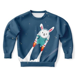 Moletom infantil Space Rabbit