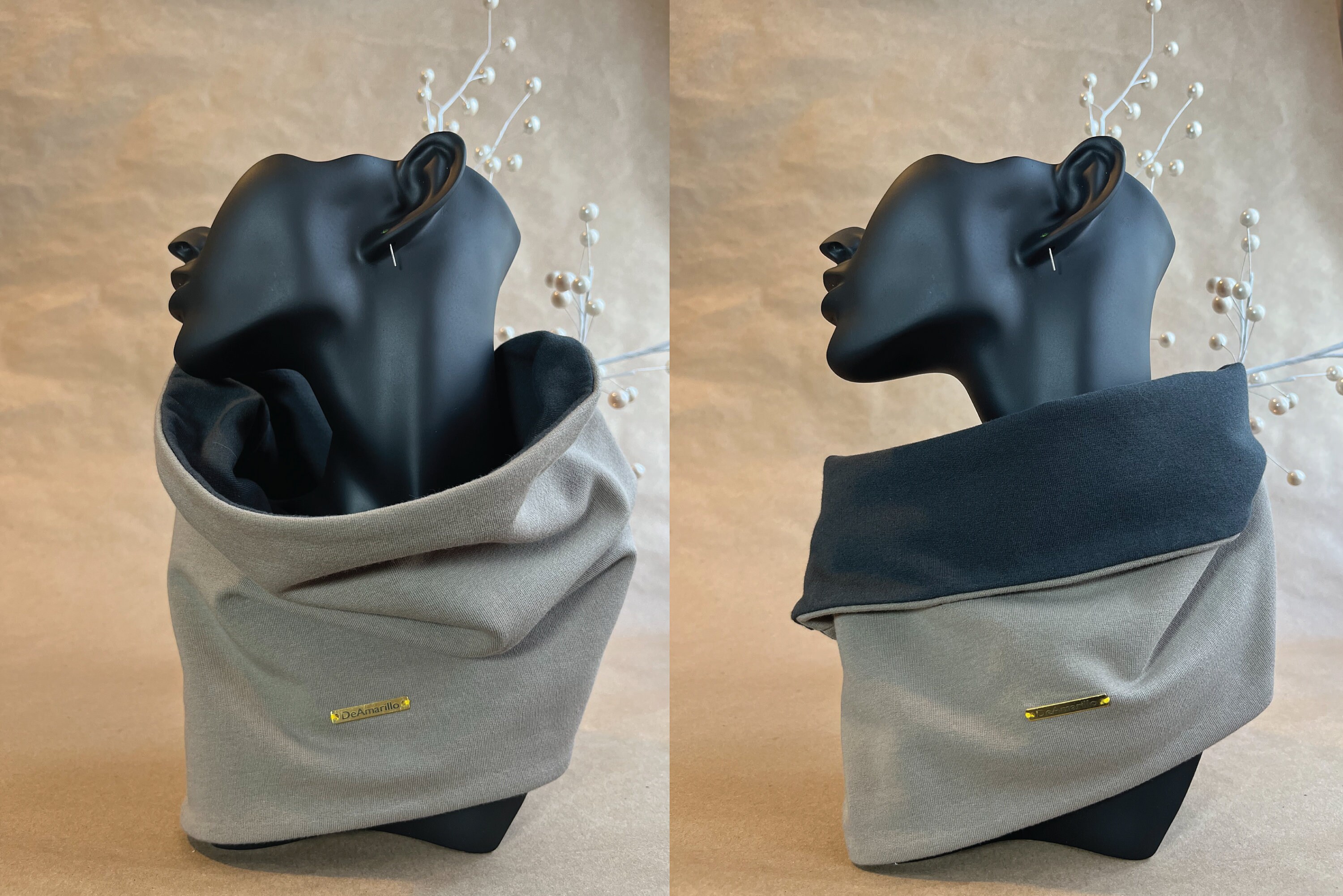 Gift Box Unisex Neckwarmer Organic Cotton French Terry Etsy