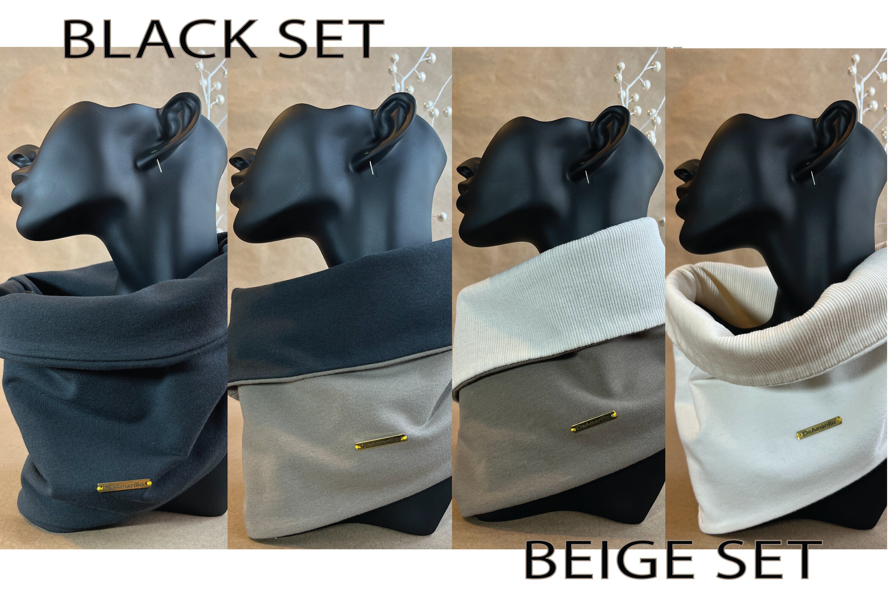 Gift Box Unisex Neckwarmer Organic Cotton French Terry Etsy