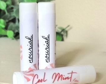 Cool Mint (Peppermint) Chapstick Lip Balm