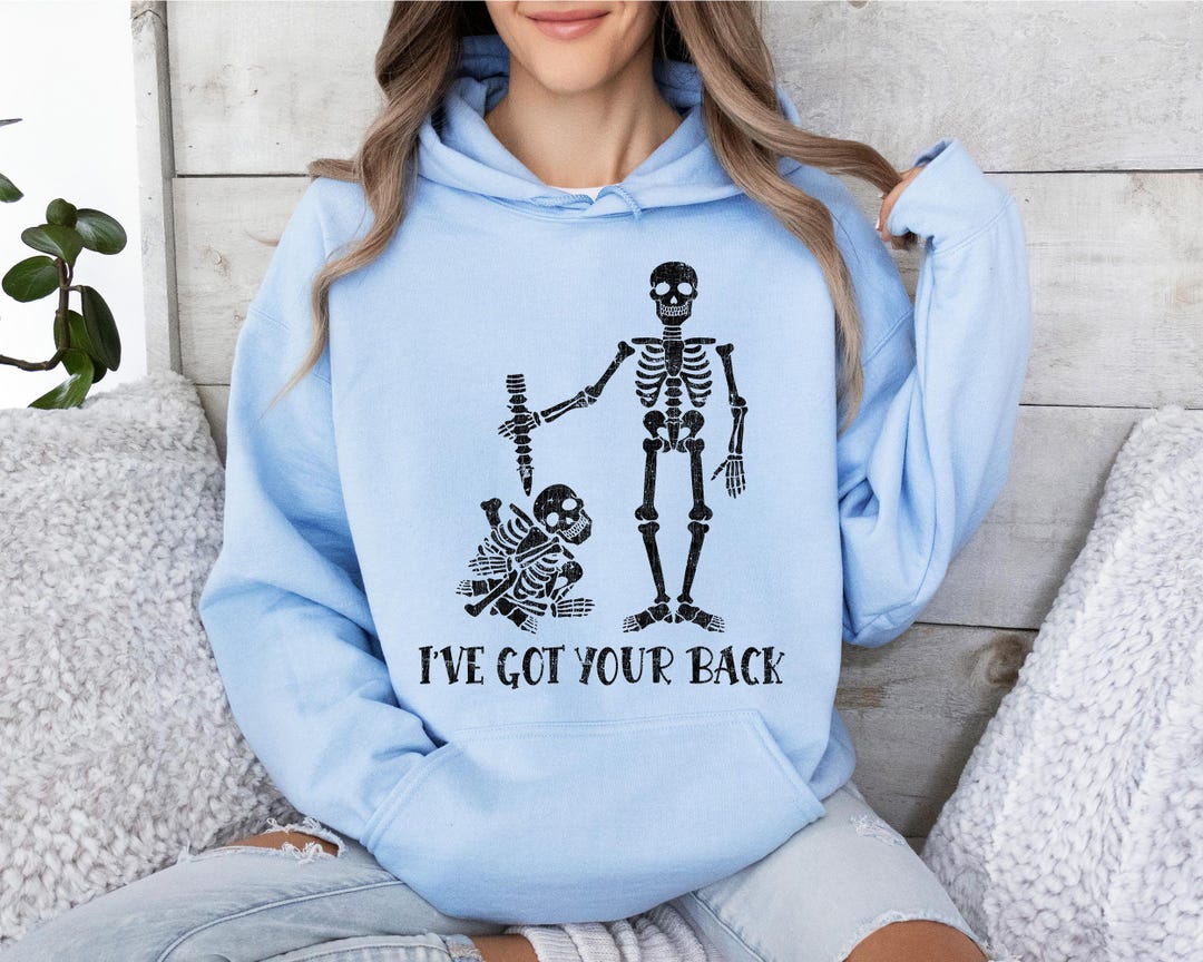 Maglietta Uomo Divertente Maglietta Umoristica 'I've Got Your Back' &ndash; Design Stickman, Regalo Divertente Per Amici T-shirt Cotone 100% Nera