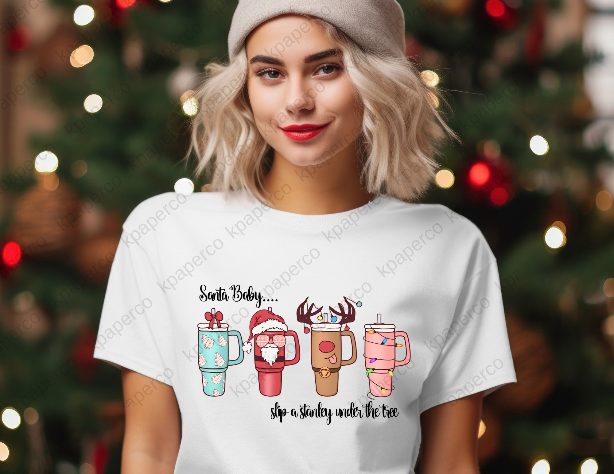 Santa baby png file etsy