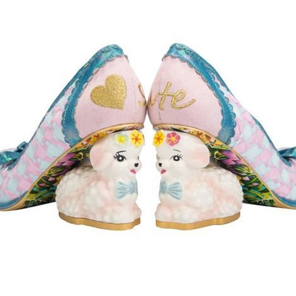 So Cute Irregular Choice Brand Size 7 38 Shoes Baah RARE Lamb Figure Heels Vintage Never Worn Retired Sold Out Hard 2 Find UNIQUE Unusual