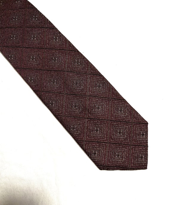 Calvin Klein Vtg Men's Neck Tie 100% Textured Sil… - image 4