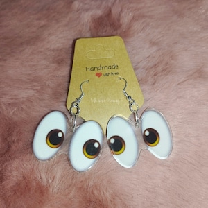 Eyes Emoji Earrings | Popular Emoji | Cute and handmade dangle earrings