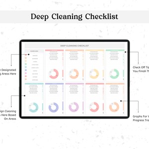 Family Chore Chart Google Sheets, House Cleaning Checklist Spreadsheet ...