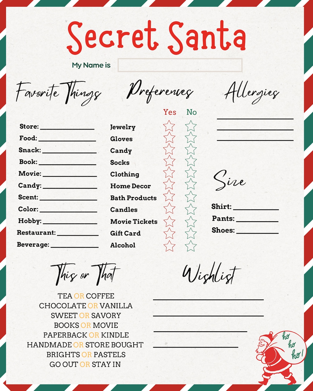 Secret Santa Questionnaire Etsy secret-santa-questionnaire-etsy
