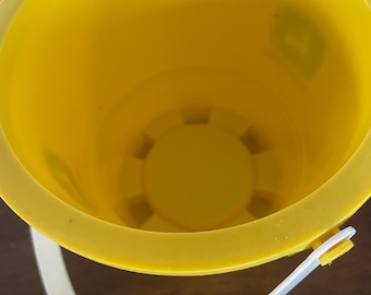 Yellow Plastic John Deere Bucket