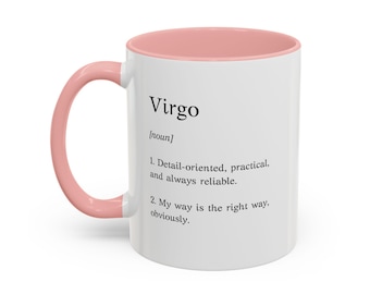 Virgo, Virgo mug, Virgo gift, Virgo coffee mug, Zodiac mug (11, 15oz)