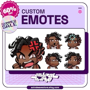 Emote Twitch personalizzate Emote animate Emote Twitch per streamer Emote animali YCH Emote adesivo Emote Twitch Emote primaverili
