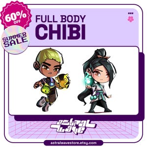 High Quality Custom Chibi / Chibi Character / Chibi Anime / Chibi Commission / Cute Chibi / Chibi Fanart / Chibi Pet / Chibi Couple / Kawaii