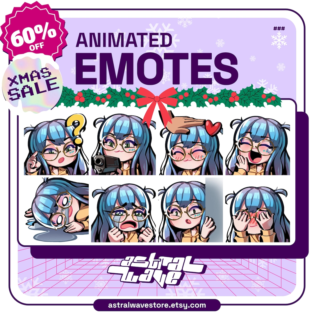 Custom Animated Emotes, Emojis, Sub Emotes for Your Twitch, Youtube ...