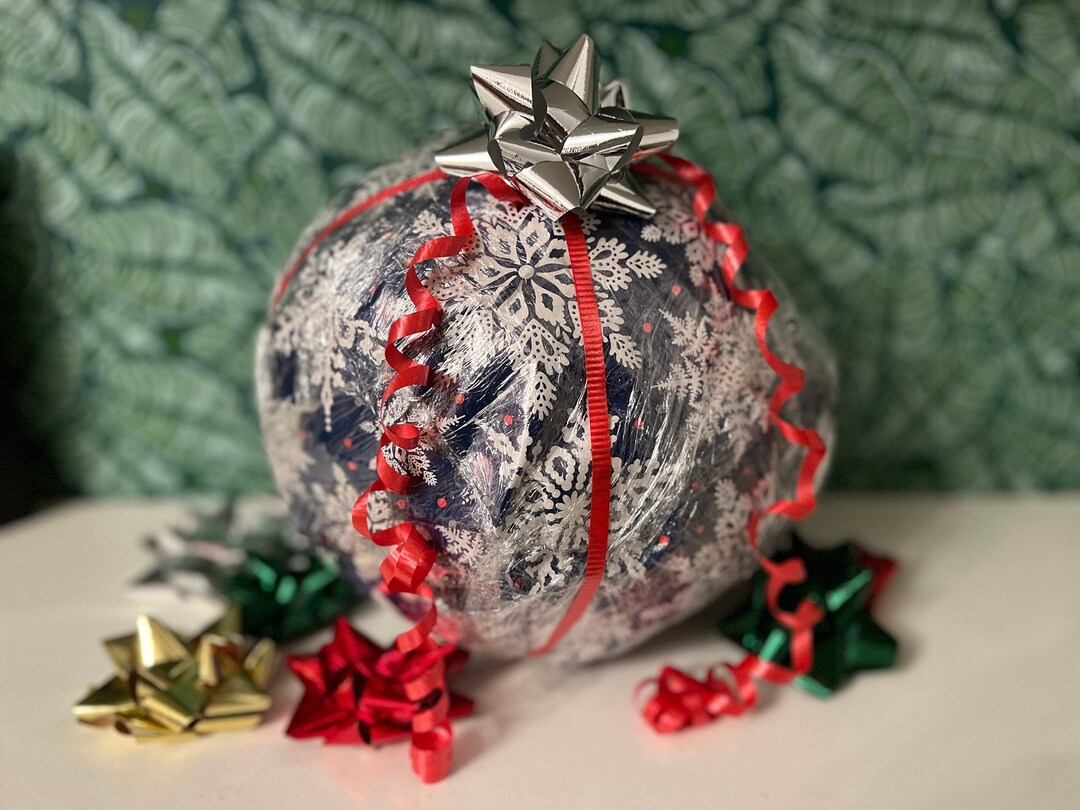 XXXL 12 People Holiday Saran Wrap Ball Game Treats and Prizes Order by