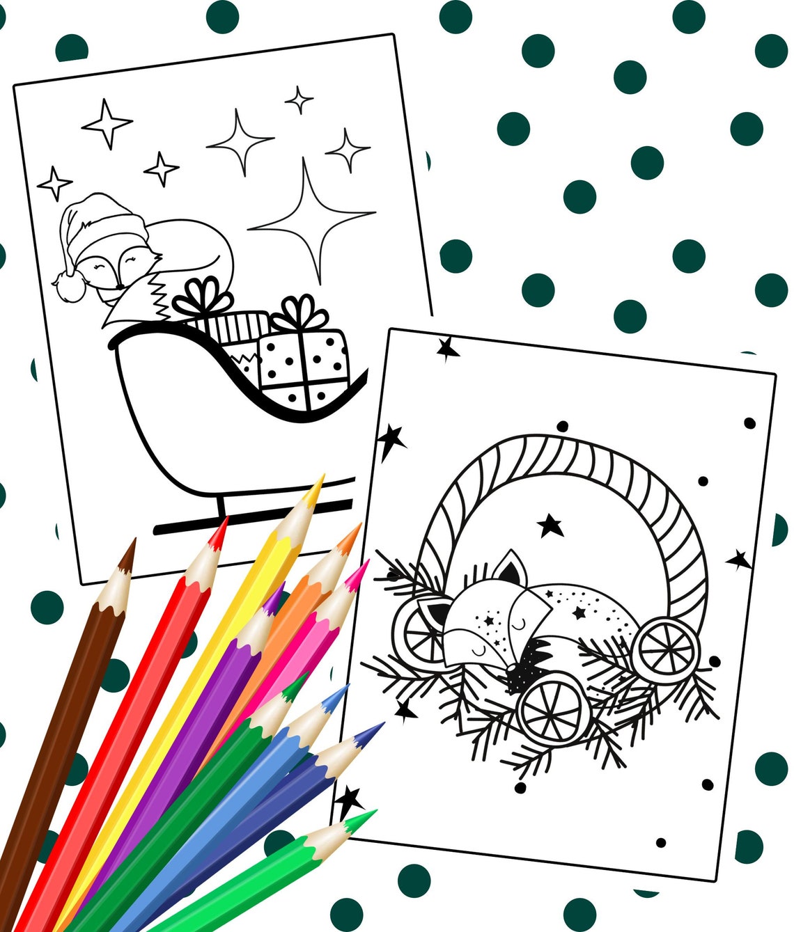 Kids Christmas Coloring Pages, Christmas Coloring Pages, Christmas