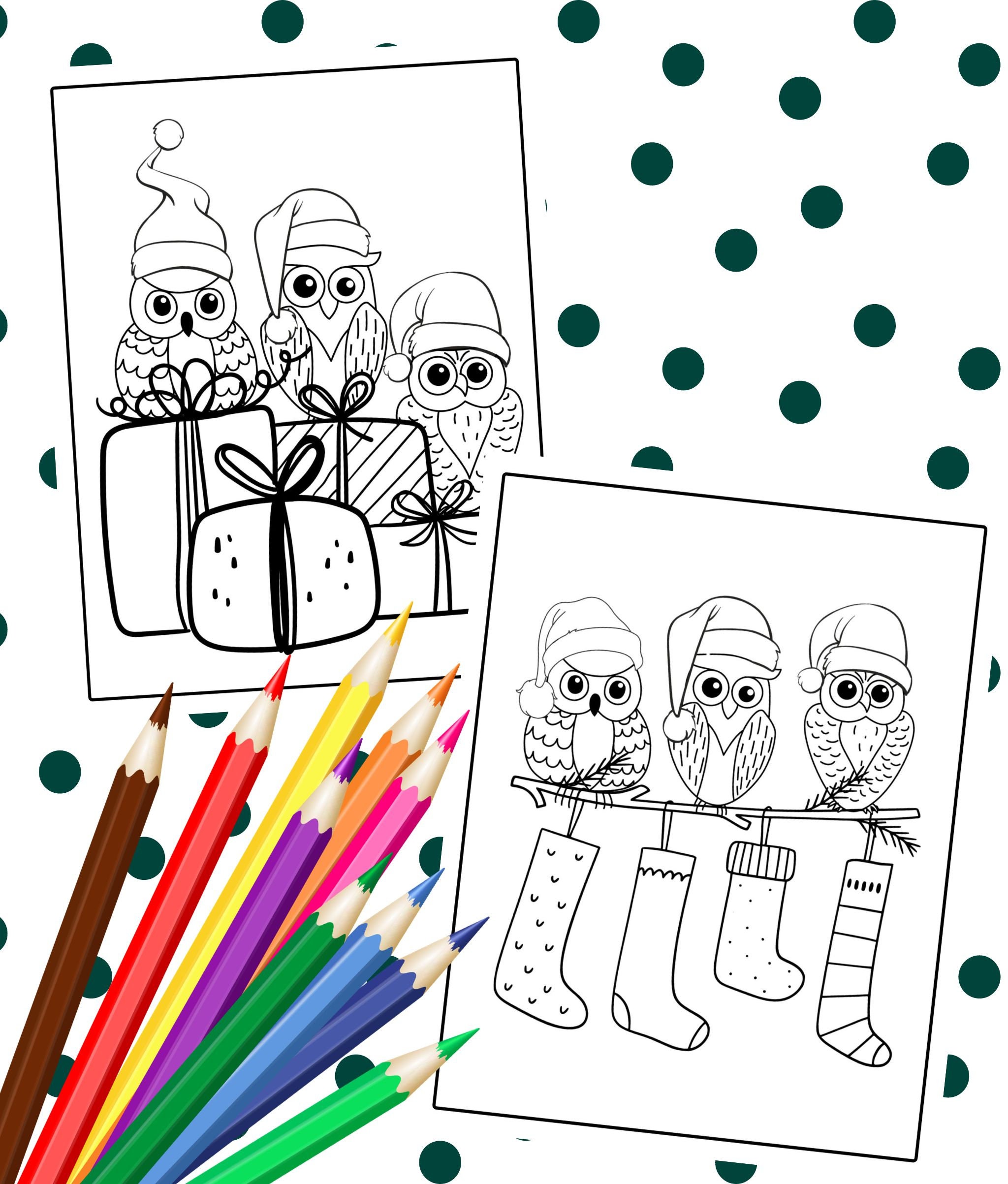 10 Animal Coloring Pages Christmas: Unleash Your Creativity and Celebrate the Holidays