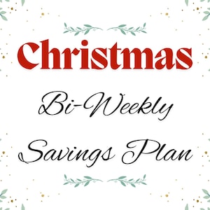 Christmas Savings Planner, Savings Challenge Printable, Holiday Money Savings Tracker, Christmas Budget Binder