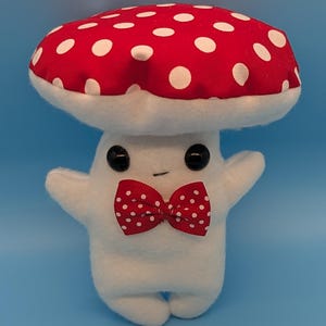 Cute Fidget Mushroom Toy | Lightly Weighted Mushroom Plush | Kawaii Mush Plush | Cottage Core Mushroom Gift | Sewn Mushroom Plushie