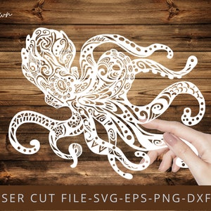 Kraken Svg, Octopus SVG, Squid Svg, Octopus Clipart, Octopus Files for Cricut, Octopus Cut Files For Silhouette, Dxf, Png, Eps, Vector