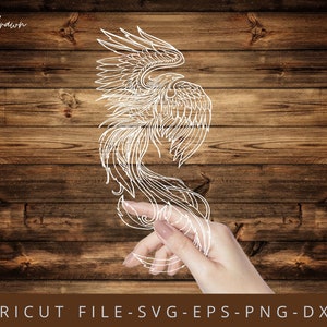 Tatouage Phoenix, art Phoenix, Phoenix SVG, Phoenix PNG, dessin au trait Phoenix, conception Phoenix, Clipart Phoenix, autocollant Phoenix, tirage à la main Phoenix