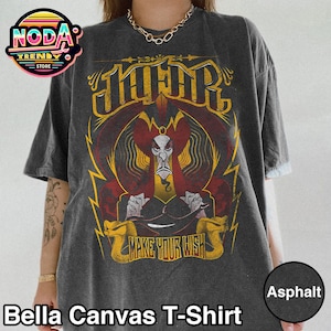Retro Disney Halloween Jafar Aladdin Porträt Shirt, Disney Bösewichte Jafar Tshirt, Schurken Gruppe, Magic Kingdom, Disneyland Reise Shirts