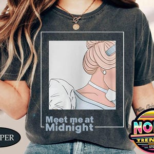 Camisa Cenicienta con colores cómodos: Encuéntrame a medianoche, Parques mágicos