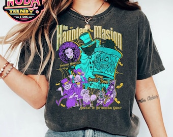 Vintage Haunted Mansion-T-shirt: Disneyland Halloween Party-T-shirt