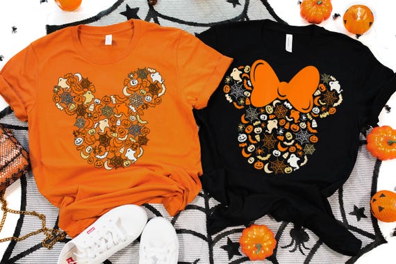 ディズニー ハロウィン ミッキー＆ミニーマウス シャツ、ディズニー