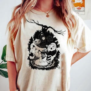 chemise portrait vintage Over The Garden, T-shirt Pottsfield, la bête, l'homme des bois, t-shirt Wonderful Harvest, cadeau d'anniversaire, fan d'OTGW