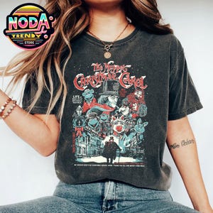 Retro 90S The Muppet Christmas Carol Shirt, Kermit The Frog Gonzo Miss Piggy Xmas Movie Tshirt, Mickey&#39;S Very Merry Christmas Party 2024