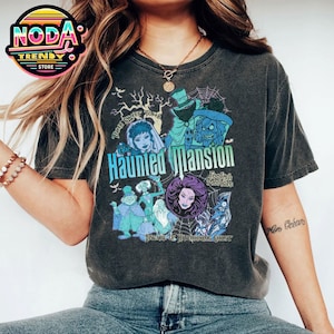 Vintage Disney Halloween The Haunted Mansion Shirt, Hitchhiking Ghosts Leota Tshirt, Disneyland Halloween, Spooky Season, Disneyland Trip