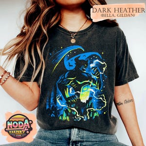 Retro Adult Night On Bald Mountain Band Silhouette Portrait Shirt, Disney Family Trip Shirt, Disney Matching Tee, Disney Villains Shirt