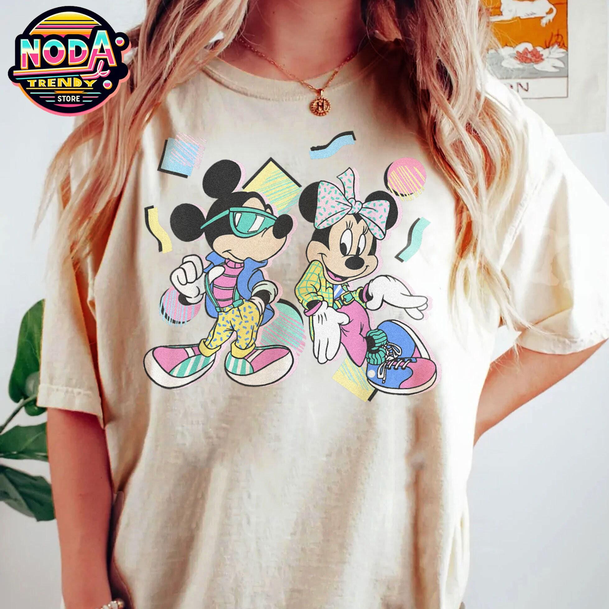 Retro 90S Disney Mickey Minnie Summer Vibes Shirt, Walt Disney