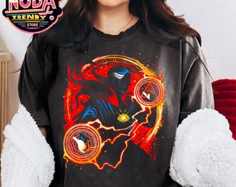 Vintage Dr Strange T-shirt: Avengers Silhouette Portrait