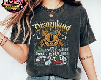 Vintage Disneyworld Halloween T-shirt: Musse Piggs Inte Så Läskiga Fest 2024
