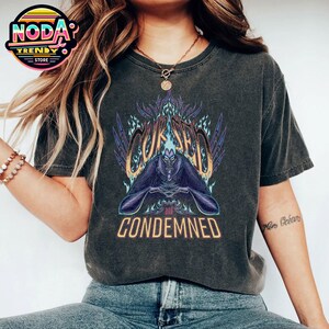 Retro Disney Villains Hercules Hades Cursed And Condemned Shirt, Walt Disney World T-shirt, Villains Group, The Magic Kingdom Tee image 2