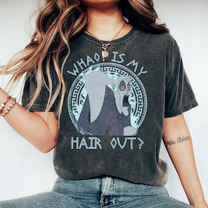 Retro Disney Hercules Hades Villains Shirt, Whao! Is My Hair Out T-shirt, Disney Villains, Walt Disney World, Disneyland Vacation Tee image 1